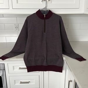 Peter Millar - mens 1/4 zip sweater - new with tags